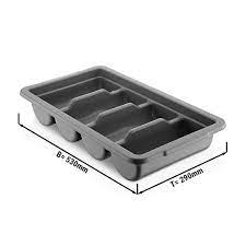 Maybe you would like to learn more about one of these? Cutlery Tray With 4 Compartments Grey