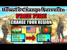 Once opened, we select the garena game, and it will appear in a menu where we can choose the region we want, be it any country in america or asia. How To Change Server In Free Fire Change Your Region Garena Free Fire Battleground Mr Triple R Youtube