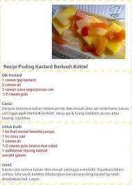 Resepi Puding Kastad Koktel Cooking Recipes Dessert Recipes Recipes
