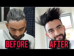 Straightening Rebonding Tutorial For Men Matrix Straight Cream Use At Home Youtube