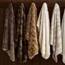 Madison park zuri faux fur oversized bed throw blanket in chocolate. Brown Owl Feather Faux Fur Throw Blanket Williams Sonoma