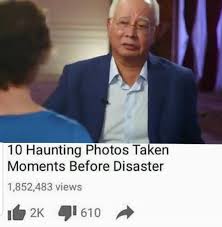 Actualités, sport, people et lifestyle : Malaysian Netizens Turn Former Pm Najib Into A Meme After Al Jazeera Drama News Rojak Daily