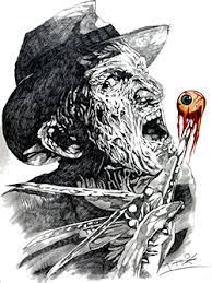 A Nightmare On Elm Street Freddy Krueger King Of The 80s Slasher Icons Art By Rick Melton Horror Art Horror Icons A Nightmare On Elm Street