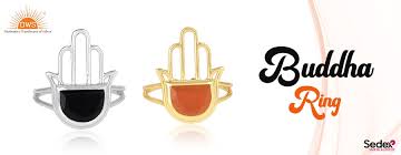 Buddha Stones Jade Alloy Flower Ring