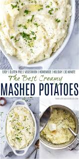 The Best Creamy Mashed Potatoes Recipe Recipe In 2020 Healthy Eating Recipes Creamy Mash Easy Healthy Recipes