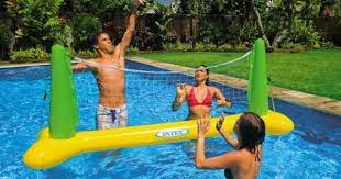 jeu de volley flottant jeux gonflables piscine jeux piscine piscine gonflable