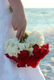 Unusual succulent and fern bouquet. Red Rose And White Hydrangea Bridal Bouquet Photo By Sunset Beach Weddings Sunset Beach Weddings White Bridal Bouquet Hydrangea Bridal Bouquet