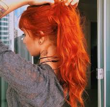 Color Head Crazy Colour Hair Dye Hair Color Orange Red Orange Hair