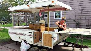 Previousno toilet in your pop up camper? Robert S Pop Up Camper Remodel The Pop Up Princess Pop Up Camper Trailer Popup Camper Remodeled Campers