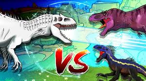 (max lvl 40) indoraptor gen 2 vs (max lvl 40) indominus rex gen 2 jurassic world evolution | hybrid fight & breakout. Dinosaurs Battle Indominus Rex Vs Indoraptor Tyrannosaurus Youtube
