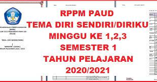 Maybe you would like to learn more about one of these? Rppm Paud Tema Diri Sendiri Diriku Minggu Ke 1 2 3 Semester 1 Tahun Pelajaran 2020 2021 Arsip Paud
