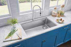 Sinks that are 30 inches wide must sit in a base cabinet of at least 33 inches. Ce Center