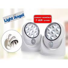 360 Derece Donebilen Hareket Sensorlu Isik Light Angel Led Lamba