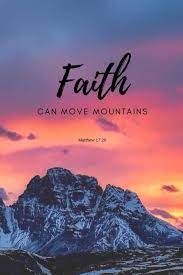 My brothers and sisters, let me first deal with a personal matter. Faith Can Move Mountains Matthew 17 20 Faith Bible Quote Notebook Journal Diary 6 X 9 120 Line Pages Kunst Melinda 9781071299517 Amazon Com Books