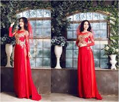 The traditional vietnamese wedding is one of the most important ceremonies in vietnamese culture, with influence from confucian and buddhist ideologies. Traditional Ao Dai New Trend For Vietnam Wedding Dress