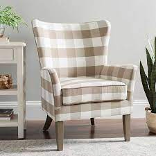 Buy beige checked sofas, armchairs & couches and get the best deals at the lowest prices on ebay! Tan Buffalo Plaid Upholstered Armchair Kirklands