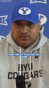BYU vs TCU — WEEK 12 — Kalani Sitake