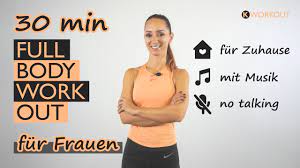 10% rabatt mit dem code paulina10 auf deine gesamte bestellung bei prozis: Full Body Workout Fur Frauen 2020 Straffe Silhouette No Talking Mit Musik Katja Seifried Youtube