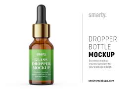 Amber Dropper Bottle Mockup Bottle Mockup Dropper Bottles Bottle