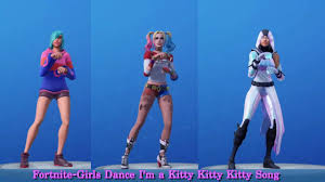 Lyric reels home studio featured charts videos shop. Fortnite Girls Dance I M A Kitty Kitty Kitty Song Youtube