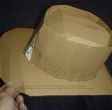 How To Make Your Own Cardboard Cowboy Hat Ehow Cowboy Hats Cardboard Cowboy Hat Diy Cowboy Costume