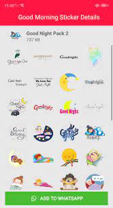 Good morning stickers for whatsapp. Good Morning Stickers For Android Apk Download