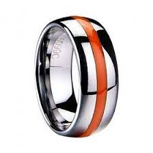 Like Orange Mens Wedding Rings Tungsten Wedding Bands Tungsten Ring