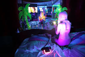 Teenage Dark Neon Aesthetic Bedroom Homyracks Paris photography the blue hour right bank paris parisian | etsy. teenage dark neon aesthetic bedroom