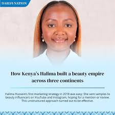 How Kenya's Halima built a beauty empire across three continents Read more:  https://zurl.co/G44sp