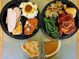 Boston market may be famous for its chicken, but its biggest sales week of the year is during thanksgiving, when customers line up out the door to pick up their turkey dinners. Boston Market Sells Complete Thanksgiving Dinners