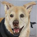Commission 6x6 Pet Painting Canvas Portrait Memorial Pet Loss Art ...
