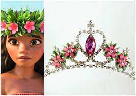 Moana Crown, Moana Flower Tiara , Flower Headband, Moana Halloween Costume  Moana Flower Headband , Moana Birthday Crown , Hawaiian Crown