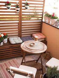 Our Cozy Balcony Bench Decor Decor Outdoor Furniture Sets