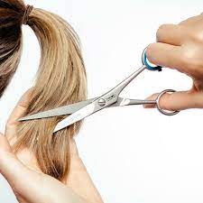 They range in size from about 5 to 7 inches (13 to 18 cm) long and commonly have an appendage, known as a finger brace or tang. Hair Scissors With Serrated Edge 17 Cm Remos Shop At