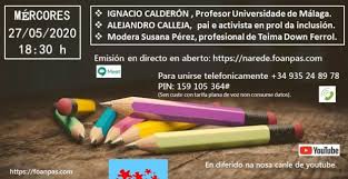 Video Do Webinar A Inclusion A Que Necesitamos A Debate Con Nacho Calderon Alejandro Calleja E Susana Perez Foanpas En 2020 Calderon Nachos Profesor
