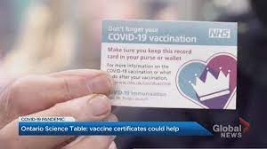 May 22, 2021 · while canada waits to iron on the details, other nations are working ahead on the vaccine passports. Covid 19 Vaccine Certificates Could Speed Up Reopening Ontario Science Table Watch News Videos Online