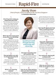 Learn what its like to work for fuji xerox philippines, inc. Article Rapid Fire Interview With Fuji Xerox S Jacely Voon People Matters