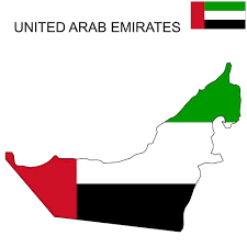 United arab emirates has the total estimated population as of 2021 is 9,446,000 or 9.4 m based on 7 states, 8 cities. United Arab Emirates Flag Map And Meaning Mappr