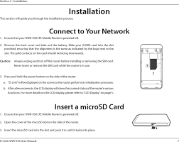 No contract or credit check needed. Wr930a1 Lte Mobile Router User Manual Dwr 930 A1 Manual V1 00 Hq D Link