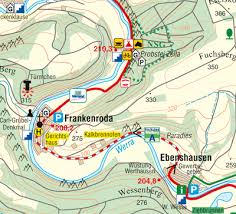 Kkv Mbh Rad Und Wanderkarten Radwanderfuehrer Werratal Radweg