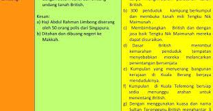 Setahun kemudian (tahun 1929 m), ulama pejuang islam dan bangsa melayu itu meninggal dunia. Faktor Penentangan Haji Abdul Rahman Limbong Terhadap British Malaytata