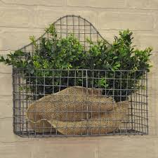 Farmhouse Decor Cottage Wire Wall Basket Wire Basket Decor Wire Wall Basket Baskets On Wall
