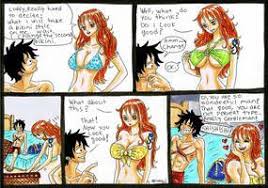 the bikini luna by heivais one piece manga bartolomeo one piece luffy x nami