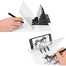 Amazon Com Pusokei Portable Optical Drawing Board Ip65 Waterproof Tracing Drawing Sketching Tool Stencil Board Copy Pad Mirror Reflection Projector Drawing Panel For Animation Industry Paper White Cloth Electronics