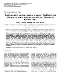 We did not find results for: Pdf Studies On The Calcium Oxalate Crystals Raphides And Idioblast Of Some Selected Members Of Araceae In Eastern India Saadi And Mondal 2012 Prof Amal Kumar Mondal Fls Fiaat Fsebr Former Hod Botany
