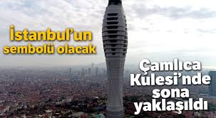 Çamlıca kulesinin yapımında artık sona yaklaşıldı. Istanbul Un Sembolu Olacak Camlica Kulesi Nde Sona Yaklasildi Umraniye Gundemi