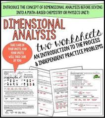 Dimensional Analysis Two Introductory Worksheets And A Super Challenge Problem Dimensional Analysis Analysis Help Teaching