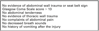Image result for PECARN Pediatric Intra-Abdominal Injury Algorithm