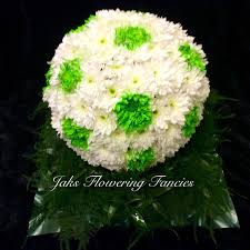 Football Funeral Tribute By Www Jaksfloweringfancies Co Uk Funeral Flowers Funeral Tributes Flowers