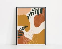 Don't let your walls go naked. Random Shapes Art Print Minimal Abstract Wall Art Blobs Of Color Poster Leaves Pattern Print Printable Modern Art Leaves Poster In 2021 Abstract Wall Art Art Prints Modern Art Printables